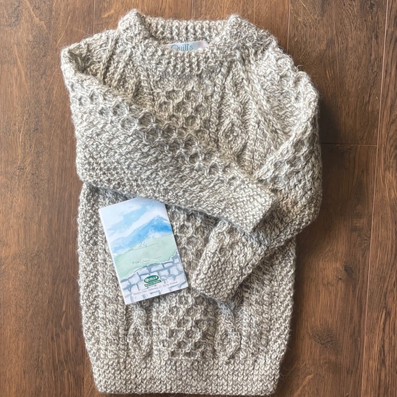 Quills Other - Kids Cable Knit Sweater - Gray